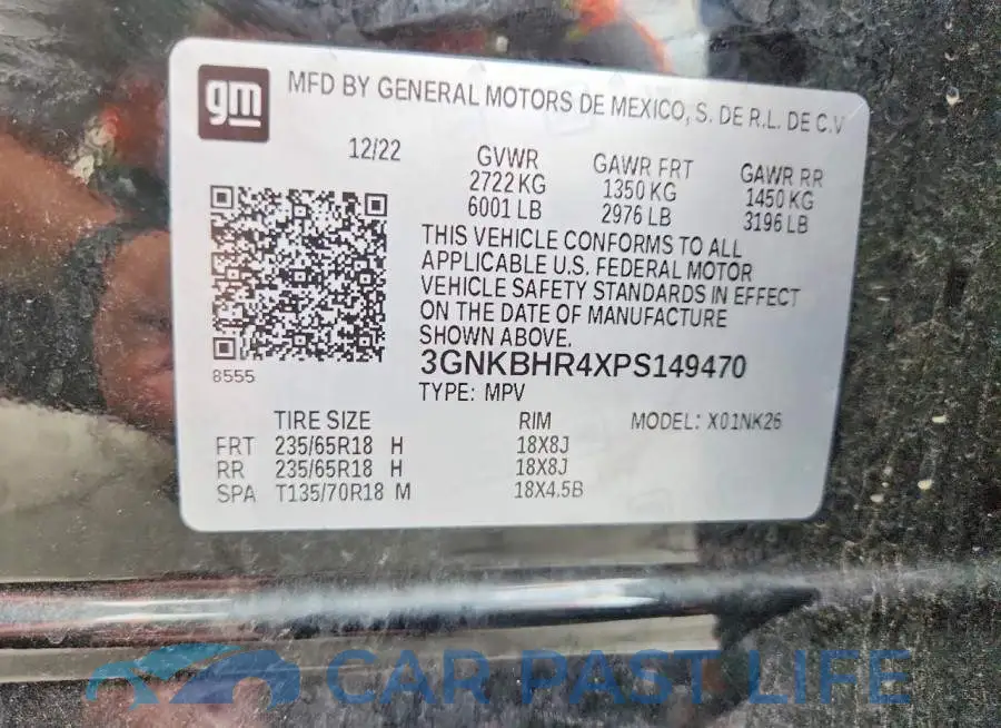 3GNKBHR4XPS149470# 14