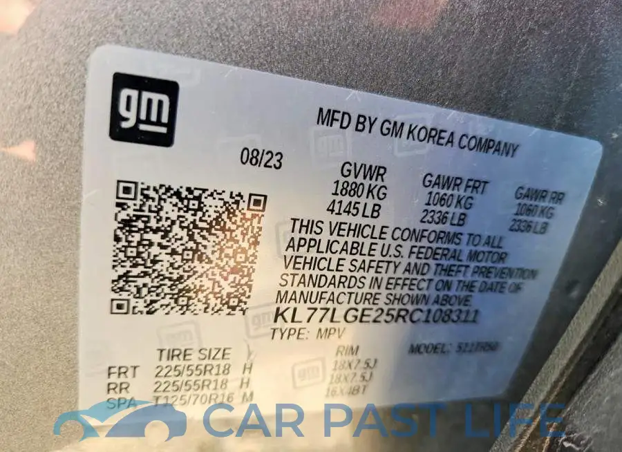 KL77LGE25RC108311# 12