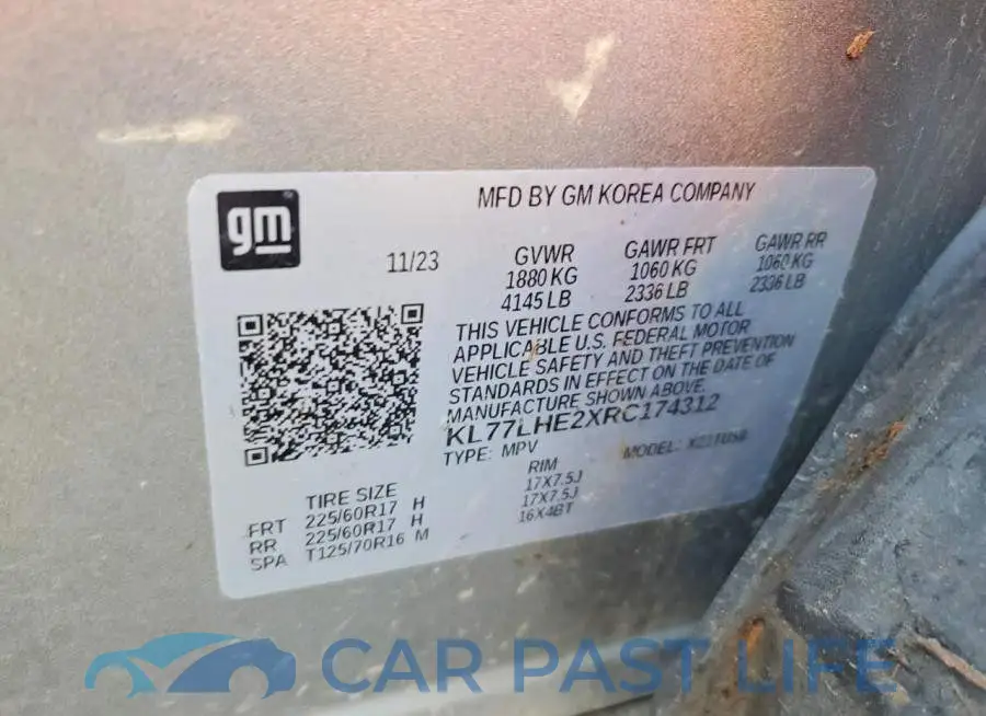 KL77LHE2XRC174312# 12