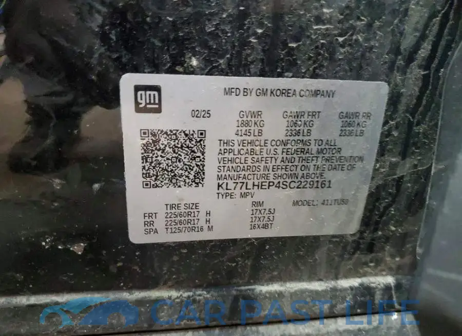 KL77LHEP4SC229161# 14