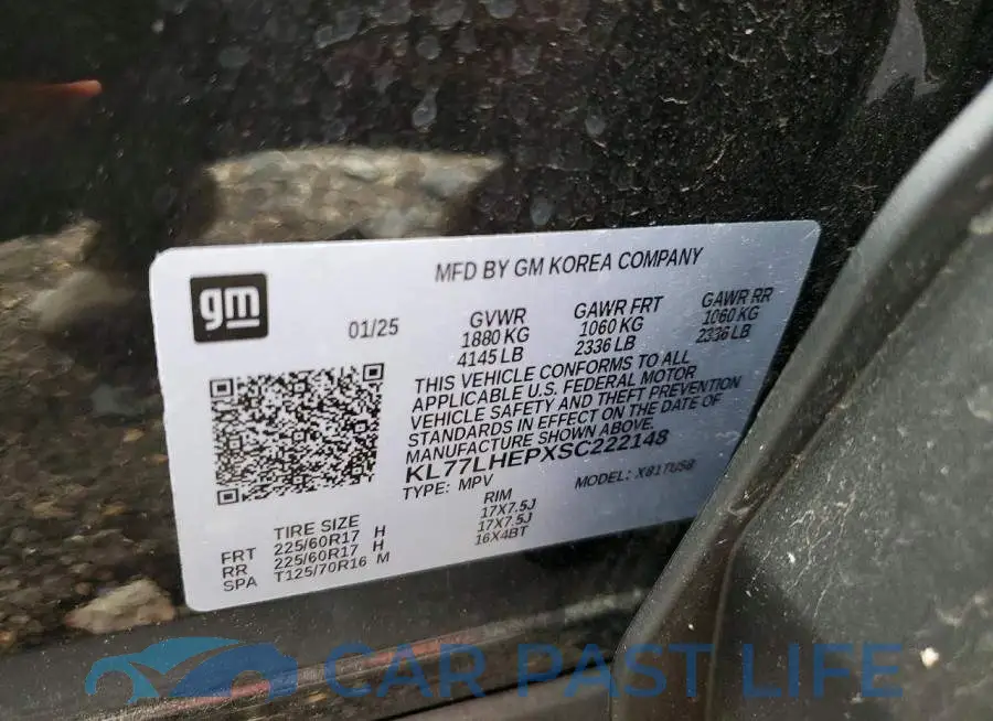 KL77LHEPXSC222148# 13
