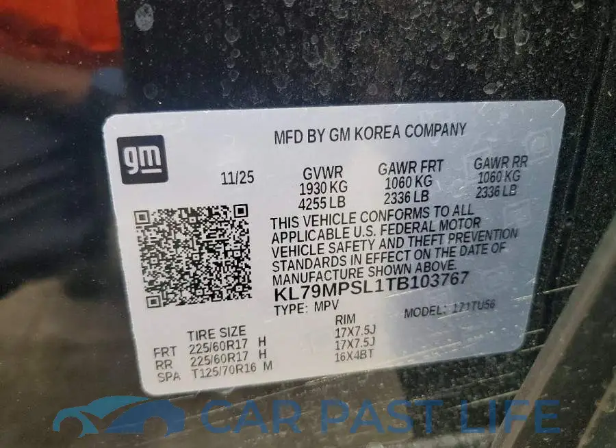 KL79MPSL1TB103767# 12
