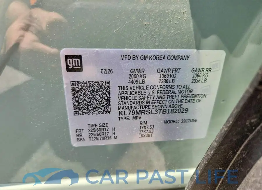 KL79MRSL3TB182029# 13