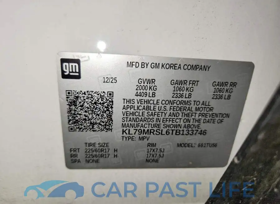 KL79MRSL6TB133746# 13
