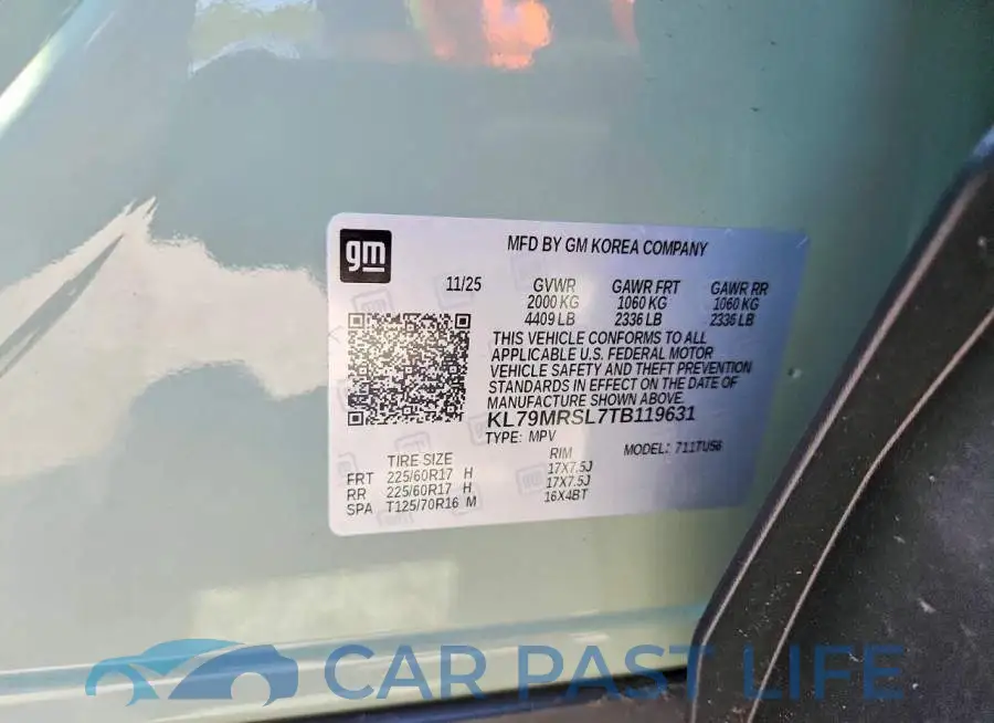 KL79MRSL7TB119631# 13