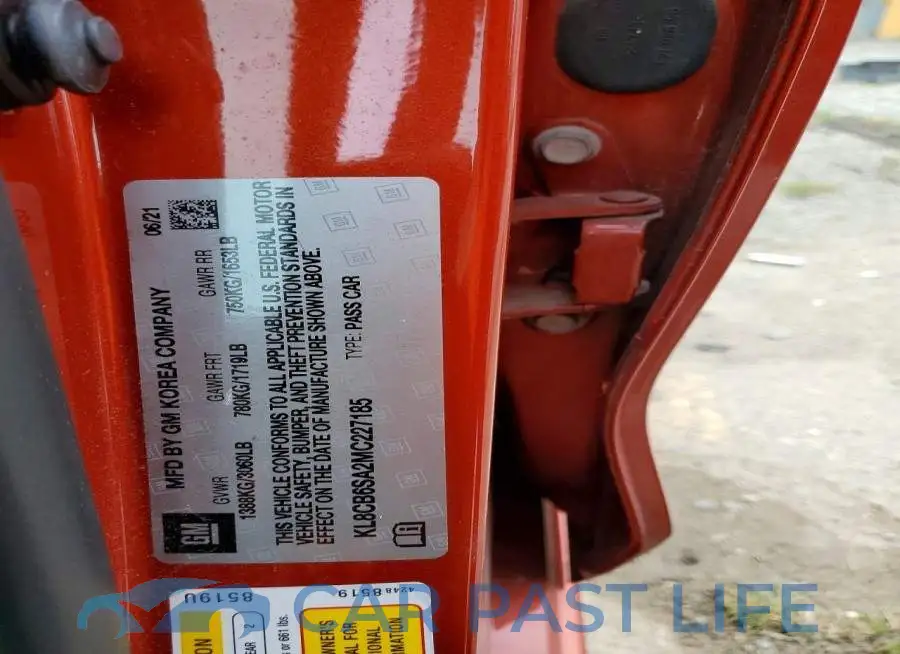 KL8CB6SA2MC227185# 13