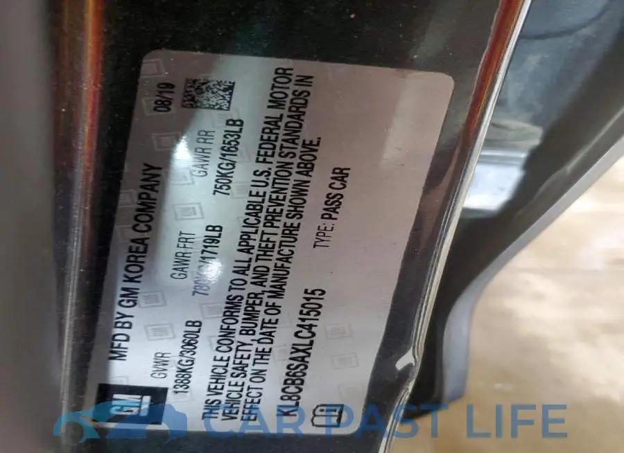 KL8CB6SAXLC415015# 14