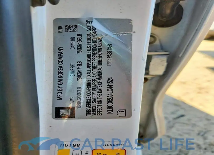 KL8CD6SA4LC441524# 12