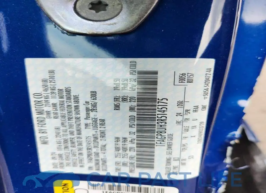 1FAGP8UH3R5145175# 12