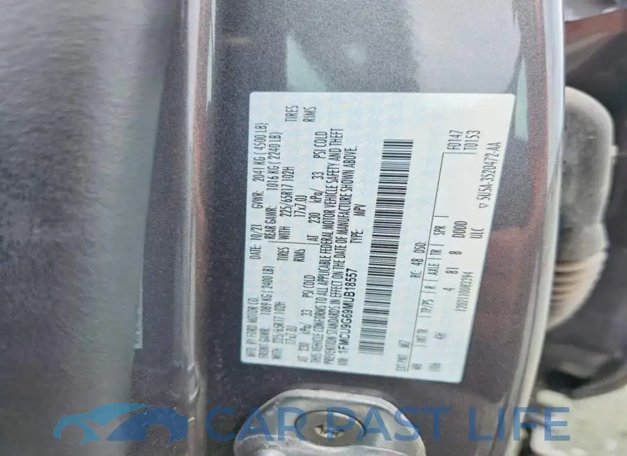 1FMCU9G69MUB18557# 13
