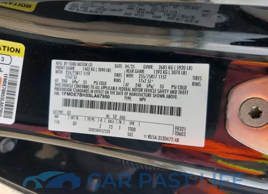 1FMDE7BH5SLA67950# 13