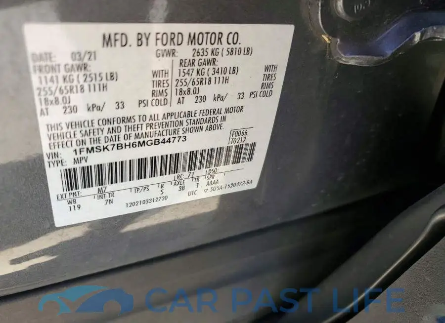 1FMSK7BH6MGB44773# 13