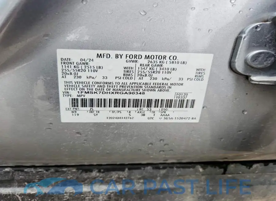1FMSK7DHXRGA90348# 13