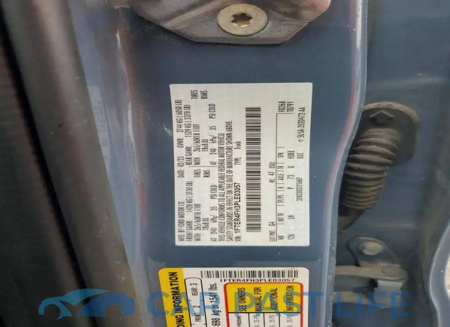 1FTER4FH3PLE03057# 12