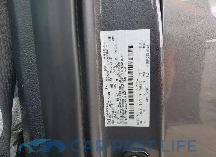 1FTFW1E5XPKF96297# 12