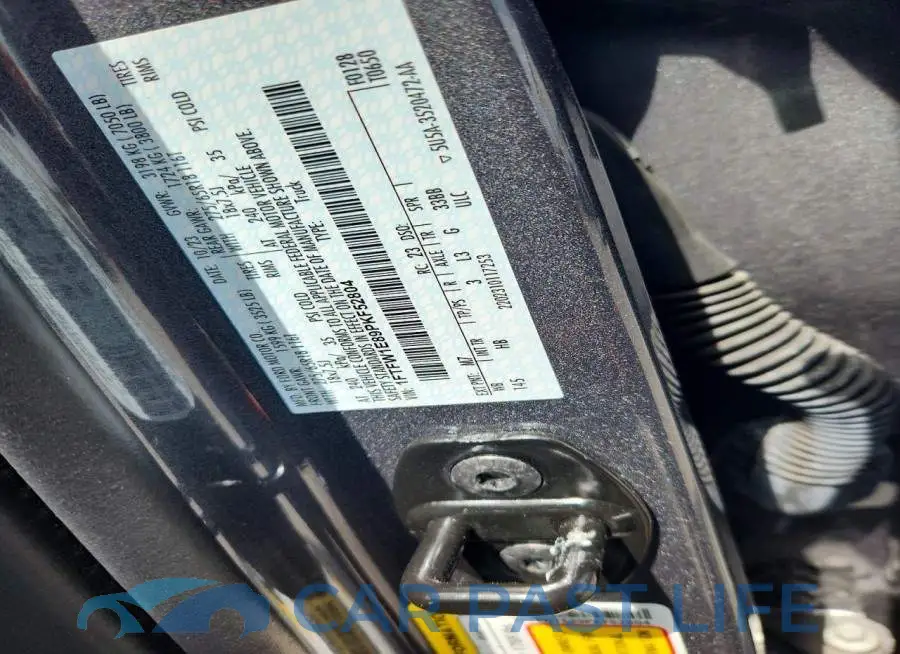 1FTFW1E89PKF52804# 12