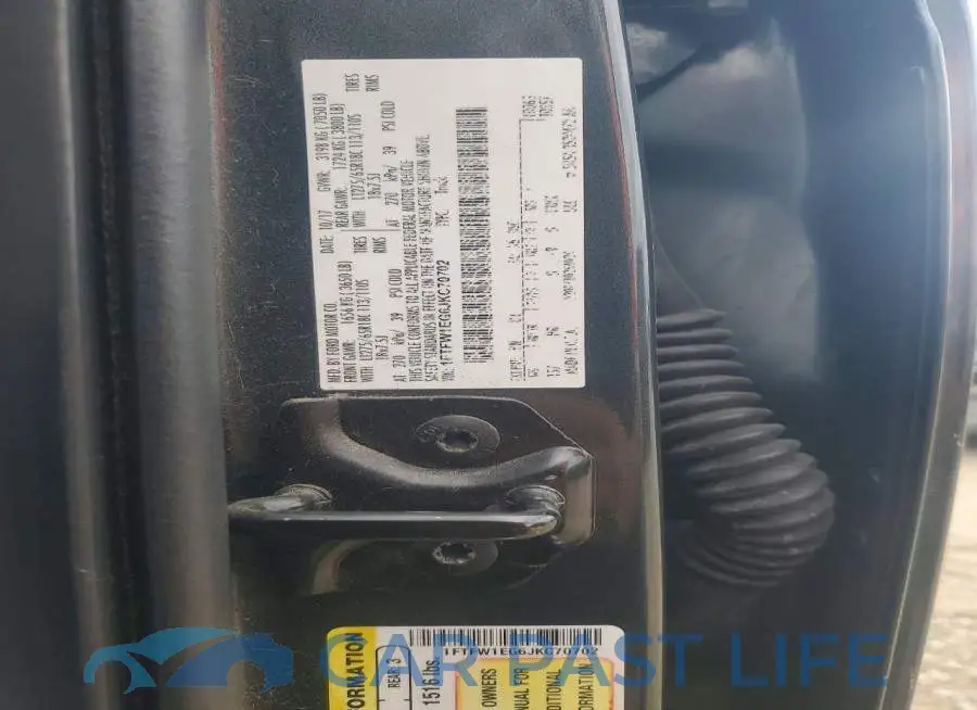 1FTFW1EG6JKC70702# 12