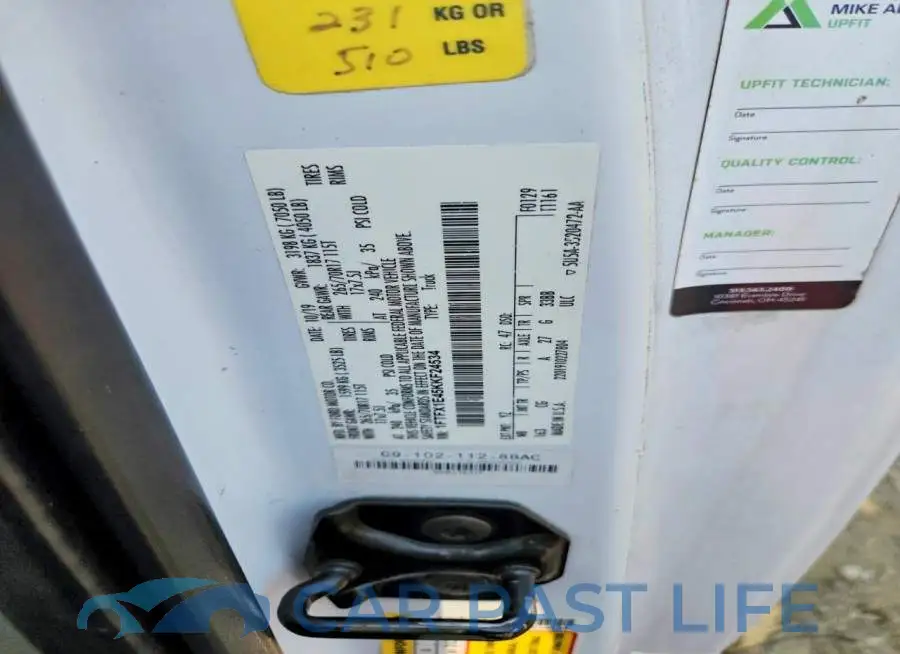 1FTFX1E45KKF24534# 12