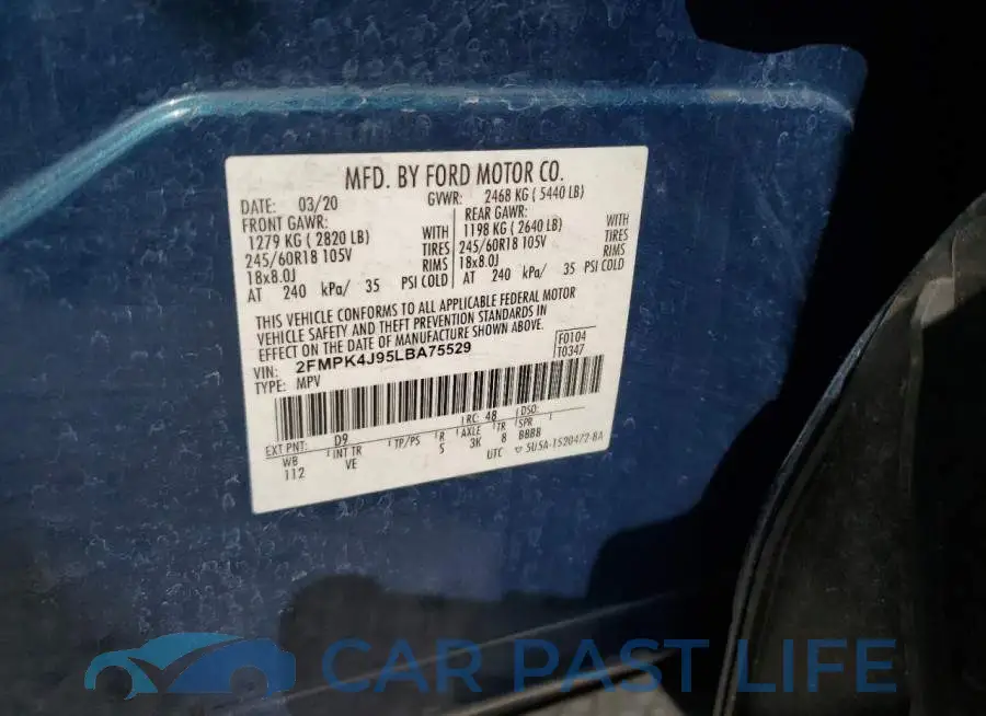 2FMPK4J95LBA75529# 14