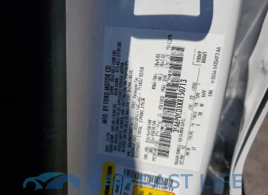 3FA6P0CDXKR150713# 12