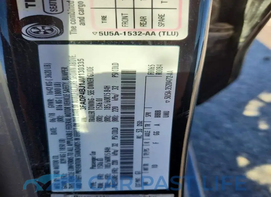 3FADP4BJ1JM130335# 12