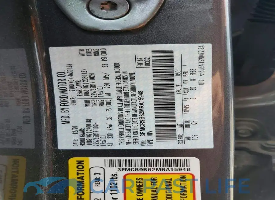 3FMCR9B62MRA15948# 14