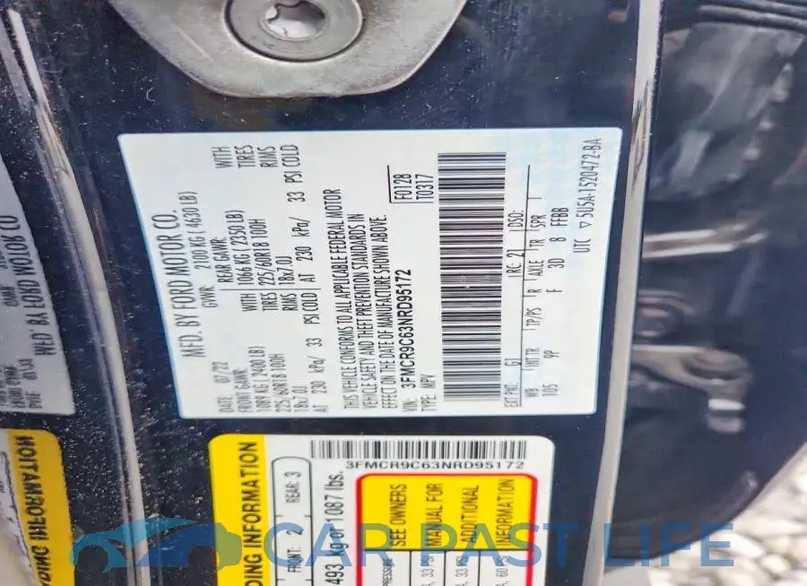 3FMCR9C63NRD95172# 13