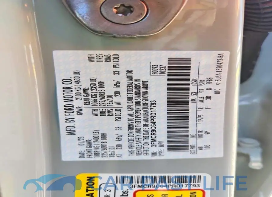 3FMCR9C64PRD17793# 13