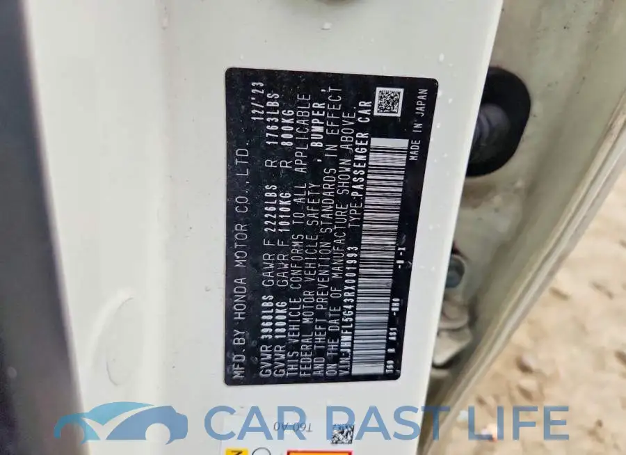 JHMFL5G43RX001993# 13