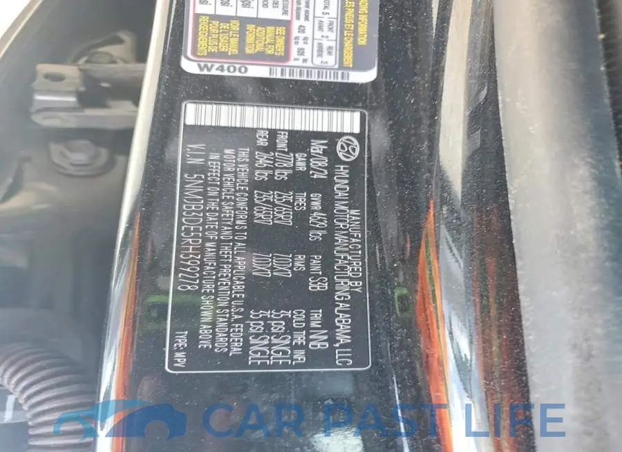 5NMJB3DE5RH399278# 13