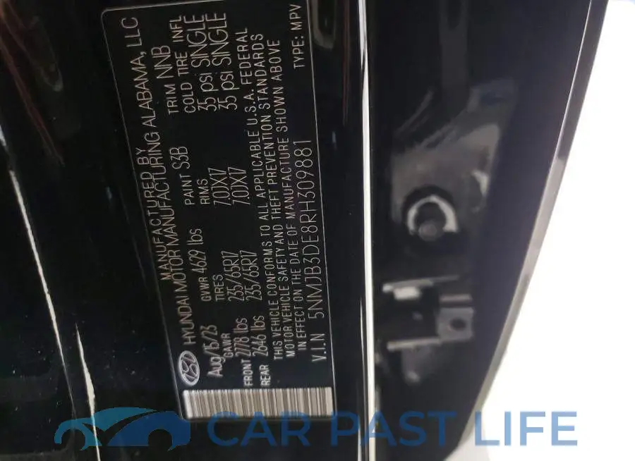 5NMJB3DE8RH309881# 13