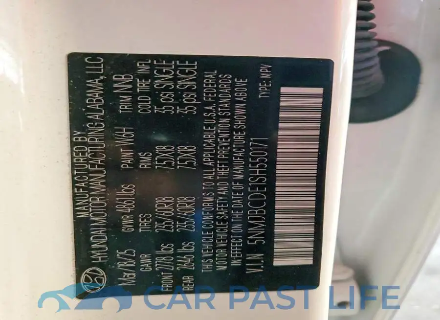 5NMJBCDE1SH550171# 13
