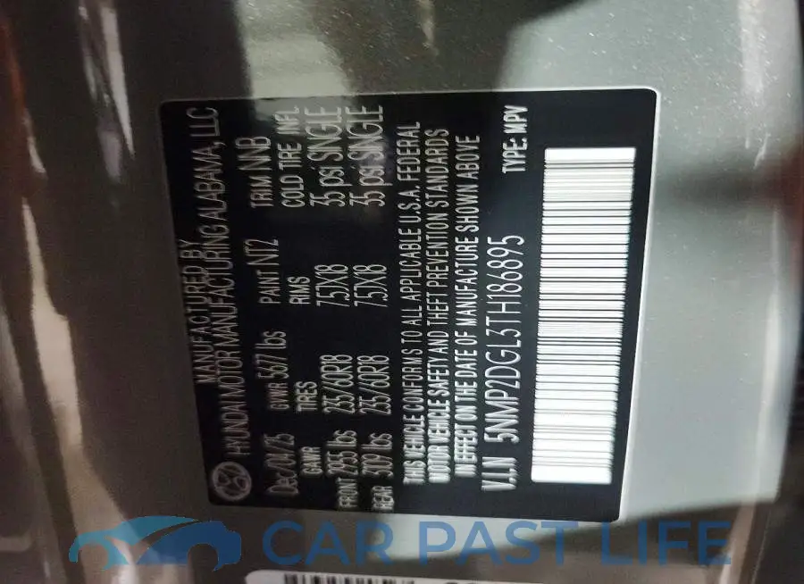 5NMP2DGL3TH186895# 14