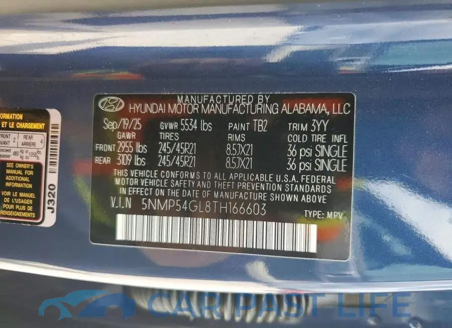 5NMP54GL8TH166603# 13