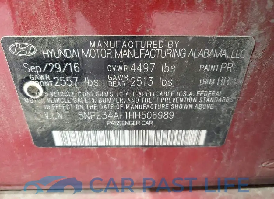 5NPE34AF1HH506989# 12