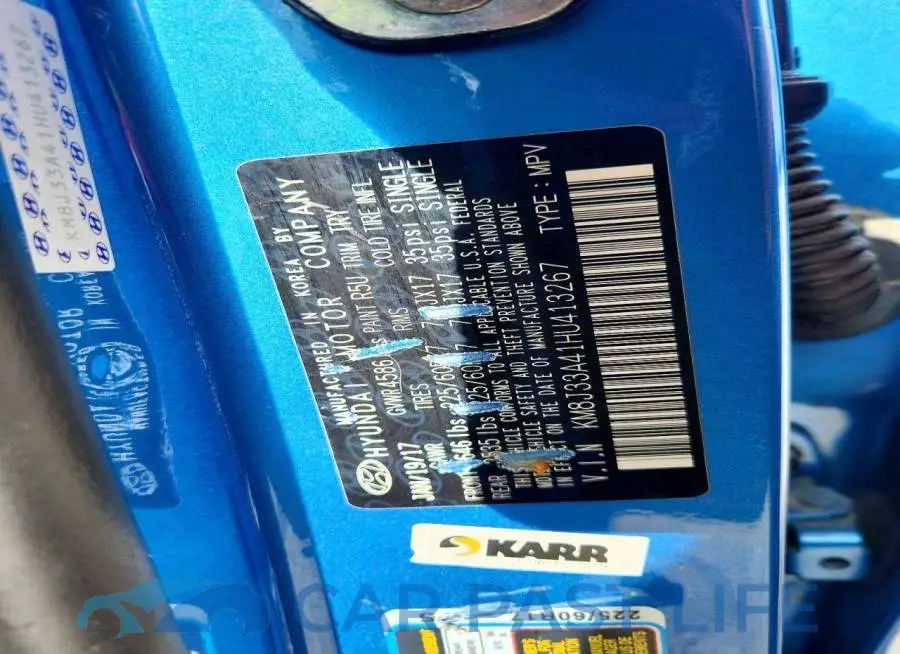 KM8J33A41HU413267# 13