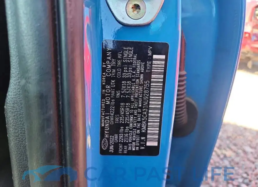KM8K5CA31NU928755# 13