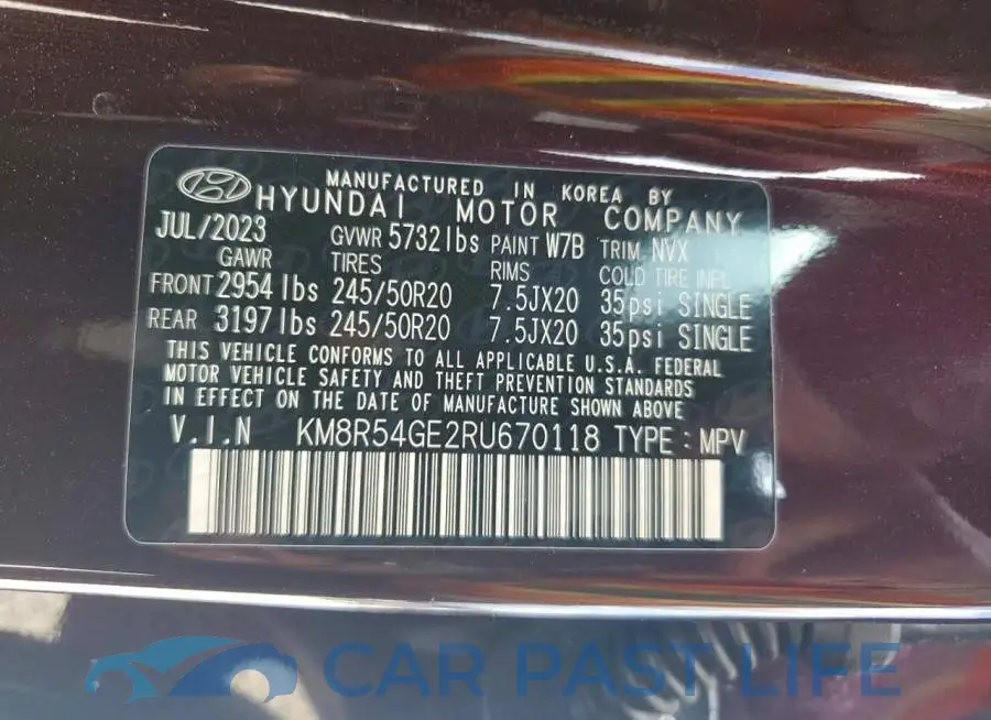 KM8R54GE2RU670118# 14