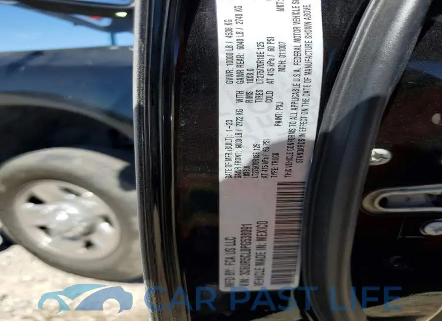 3C6UR5CL0PG538091# 12