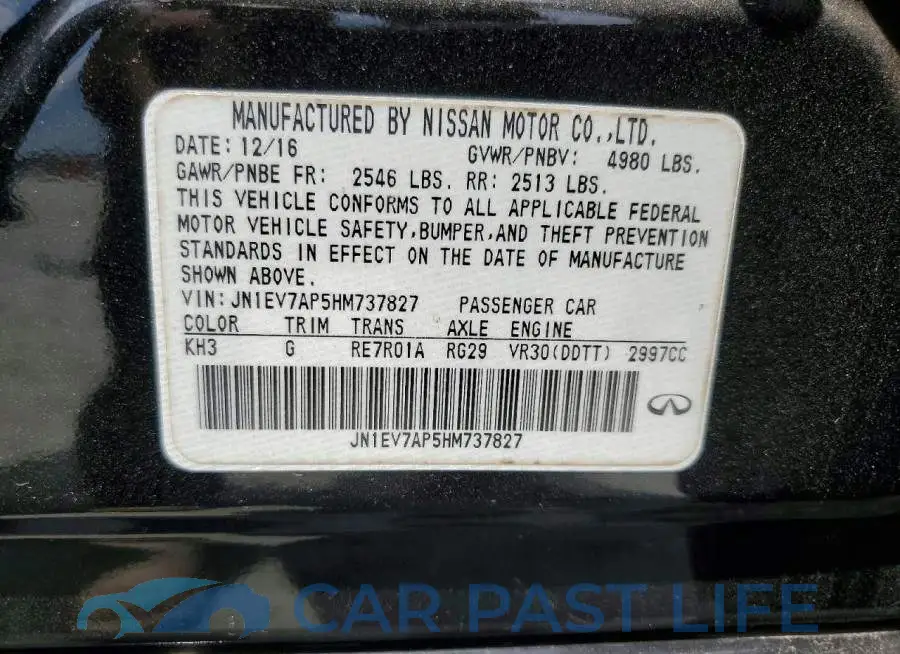 JN1EV7AP5HM737827# 12