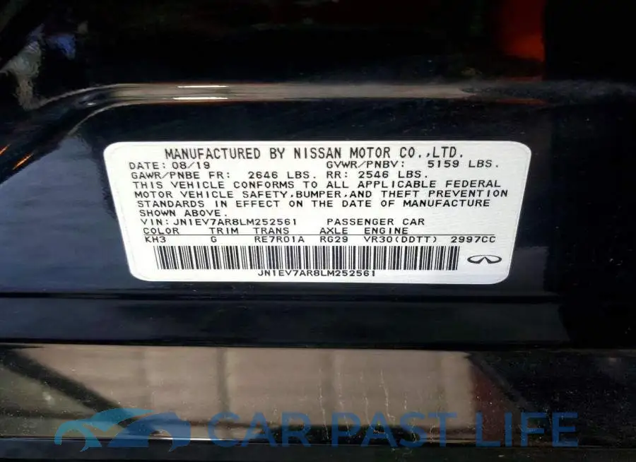 JN1EV7AR8LM252561# 12