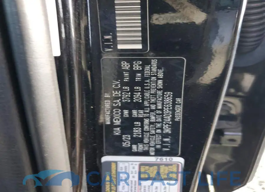 3KPF24AD3PE638659# 12