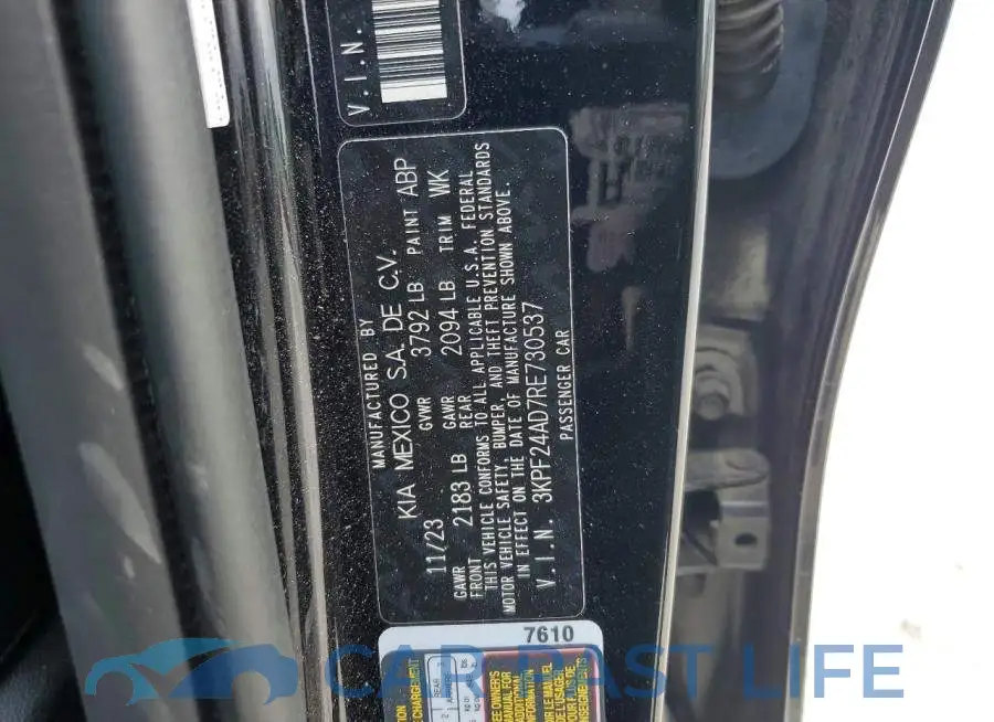 3KPF24AD7RE730537# 12