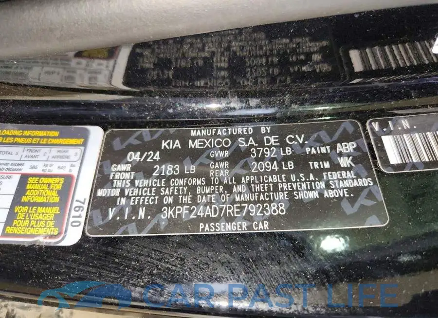 3KPF24AD7RE792388# 13