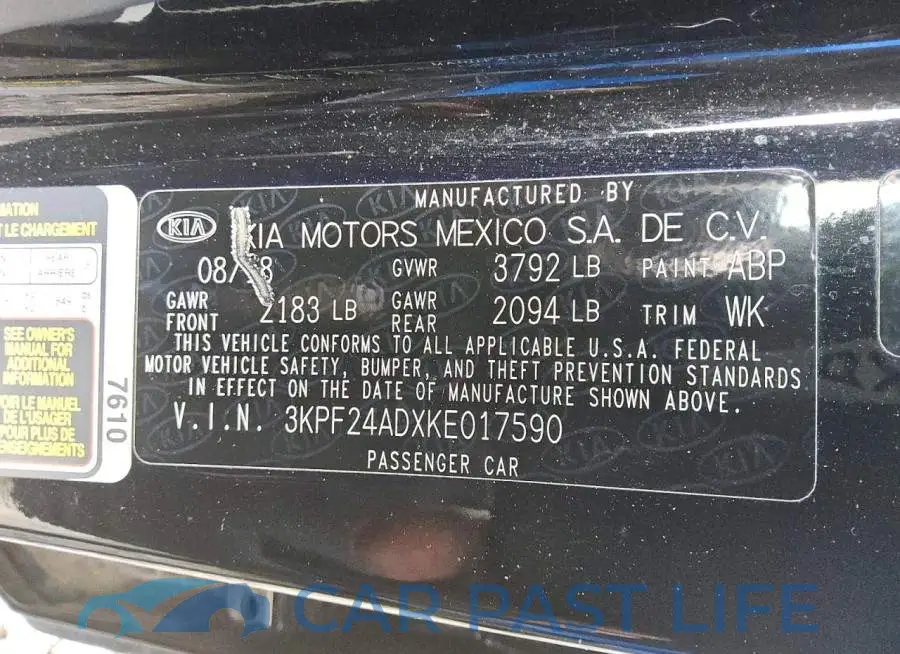 3KPF24ADXKE017590# 12
