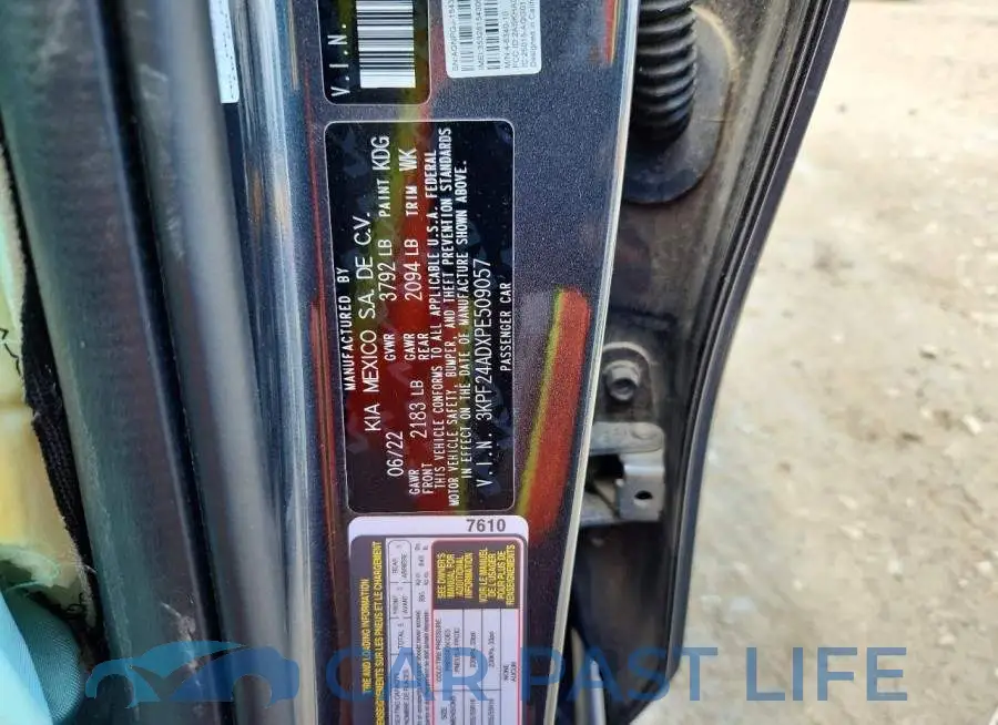 3KPF24ADXPE509057# 12