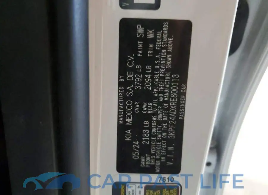 3KPF24ADXRE800113# 13