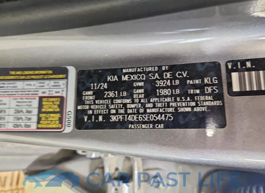 3KPFT4DE6SE054475# 12