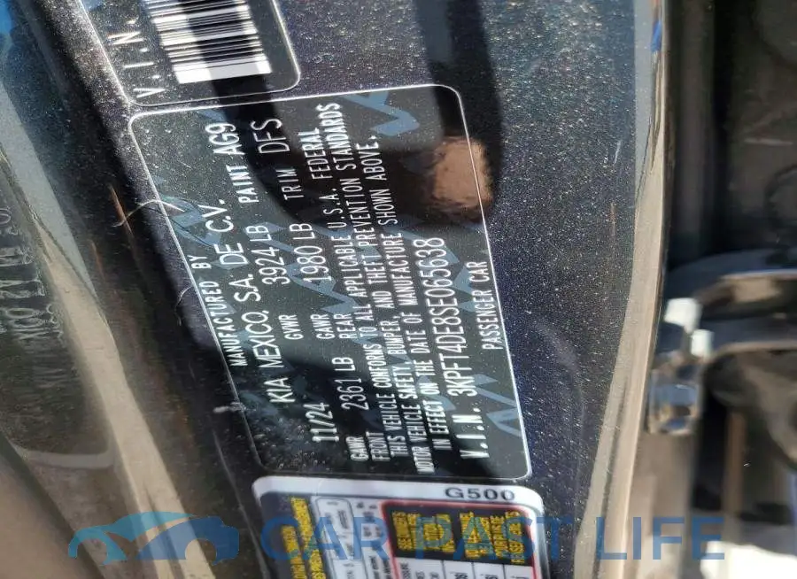 3KPFT4DE8SE065638# 12