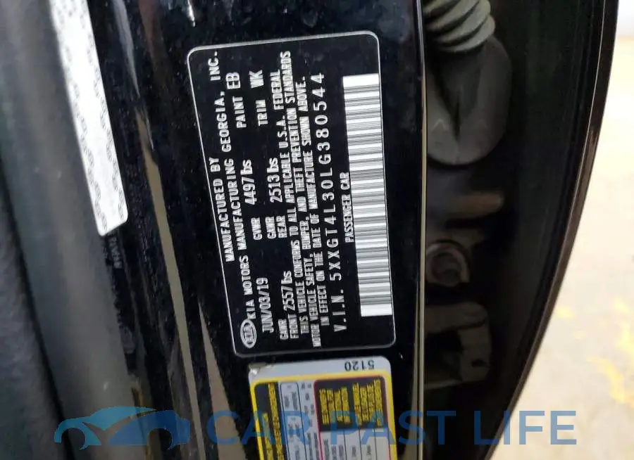 5XXGT4L30LG380544# 12